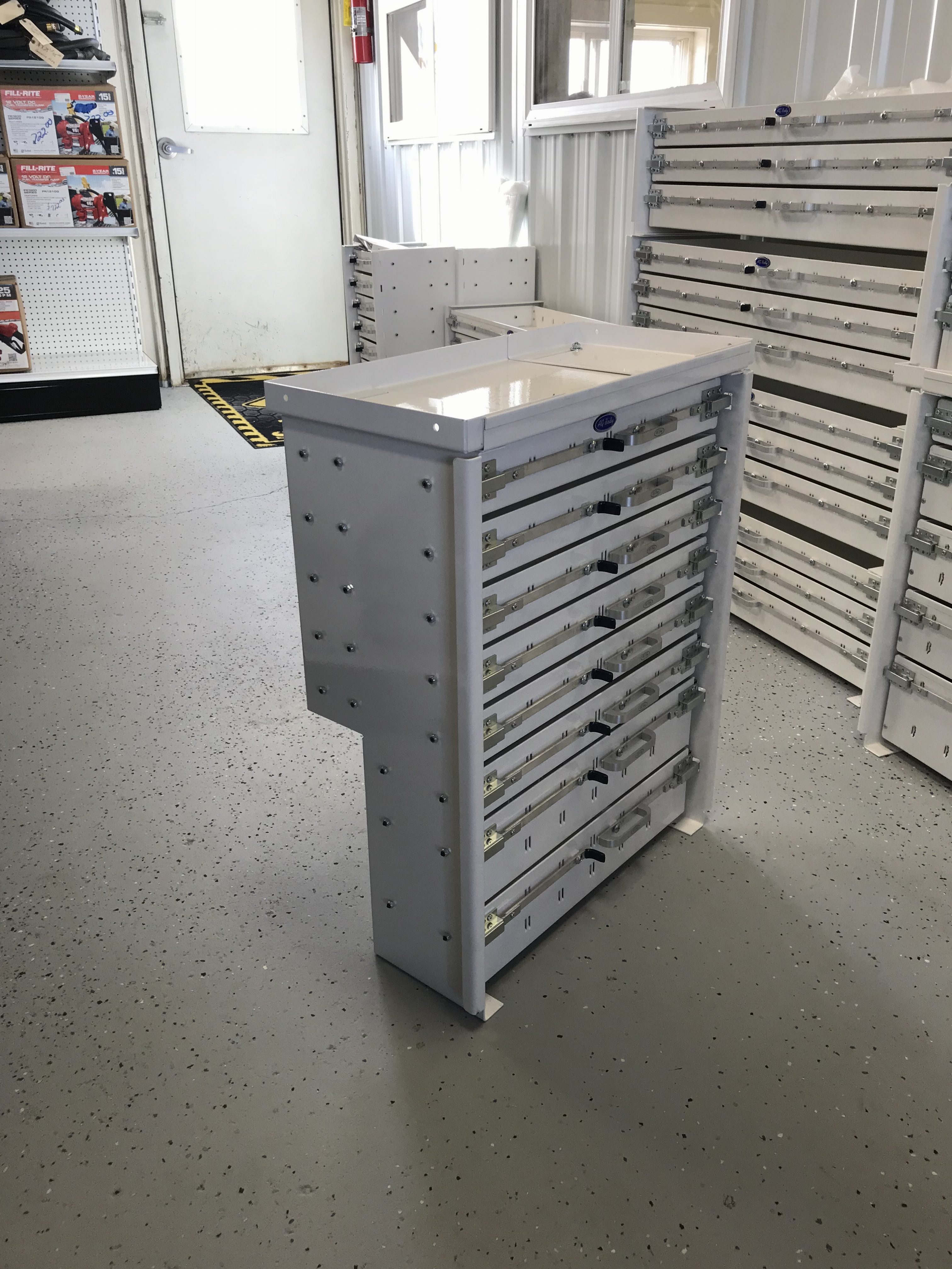 Truck Tool Box With Drawers >> AG Body 8 Drawer Unit - Dickinson Truck Equipment Truck Tool Box With Drawers >> AG Body 8 Drawer Unit - Dickinson Truck Equipment