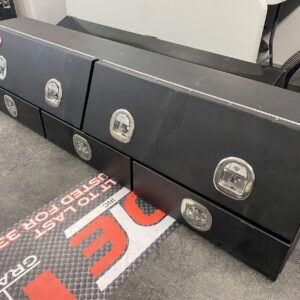New American Truckboxes Steel Top Mount Tool Box (Triple Drawers)